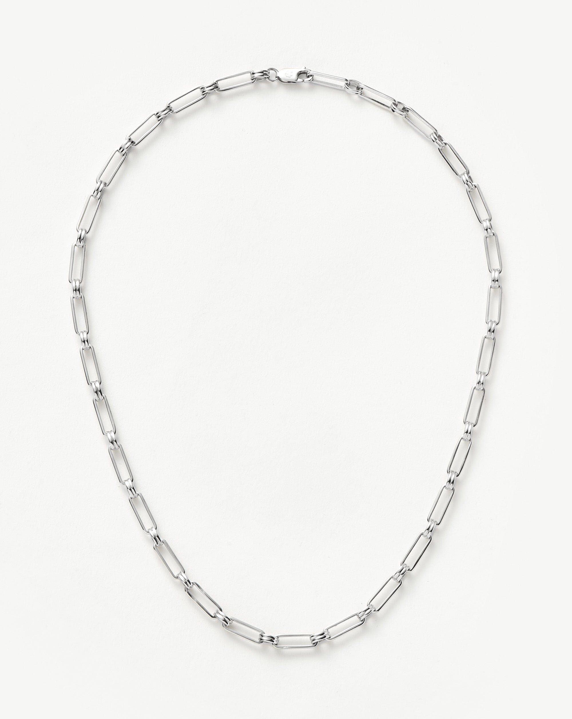 Aegis Chain Necklace | Silver Plated Necklaces Missoma 