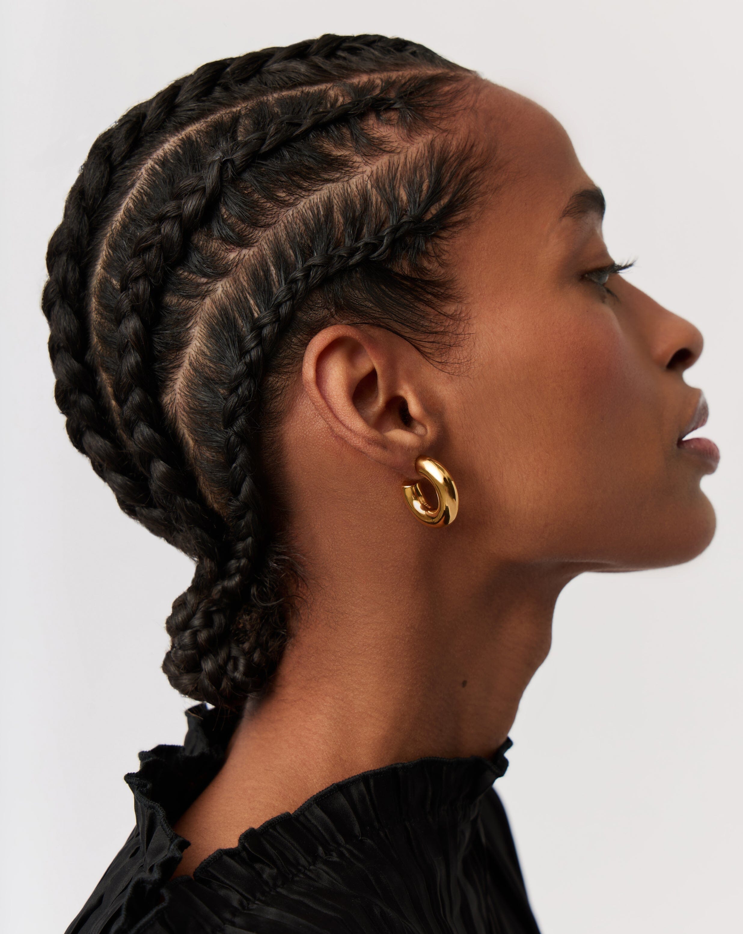 Chubby Medium Hoop Earrings | 18ct Gold Vermeil Earrings Missoma 