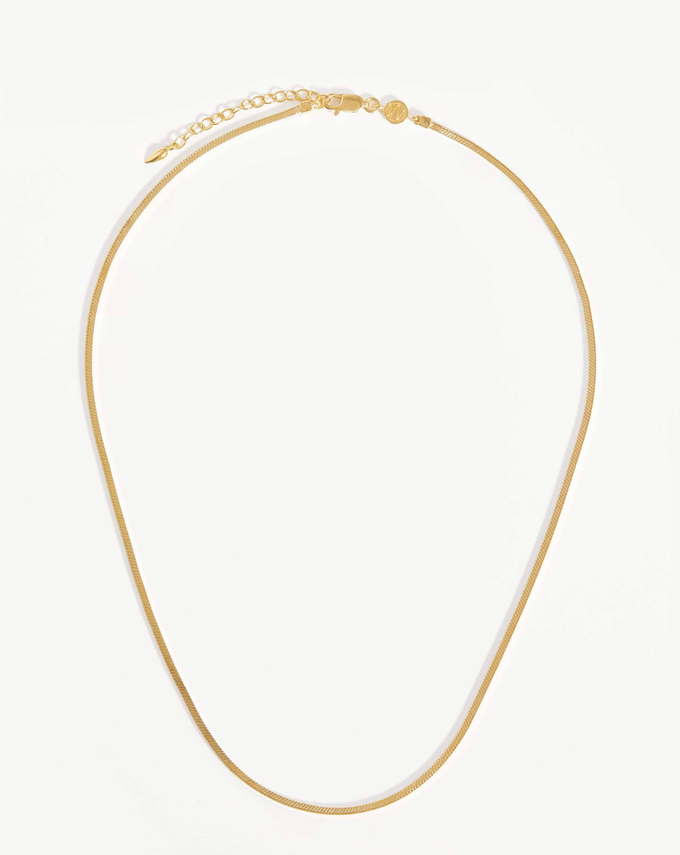 Lucy Williams Square Snake Chain Necklace Necklaces Missoma 