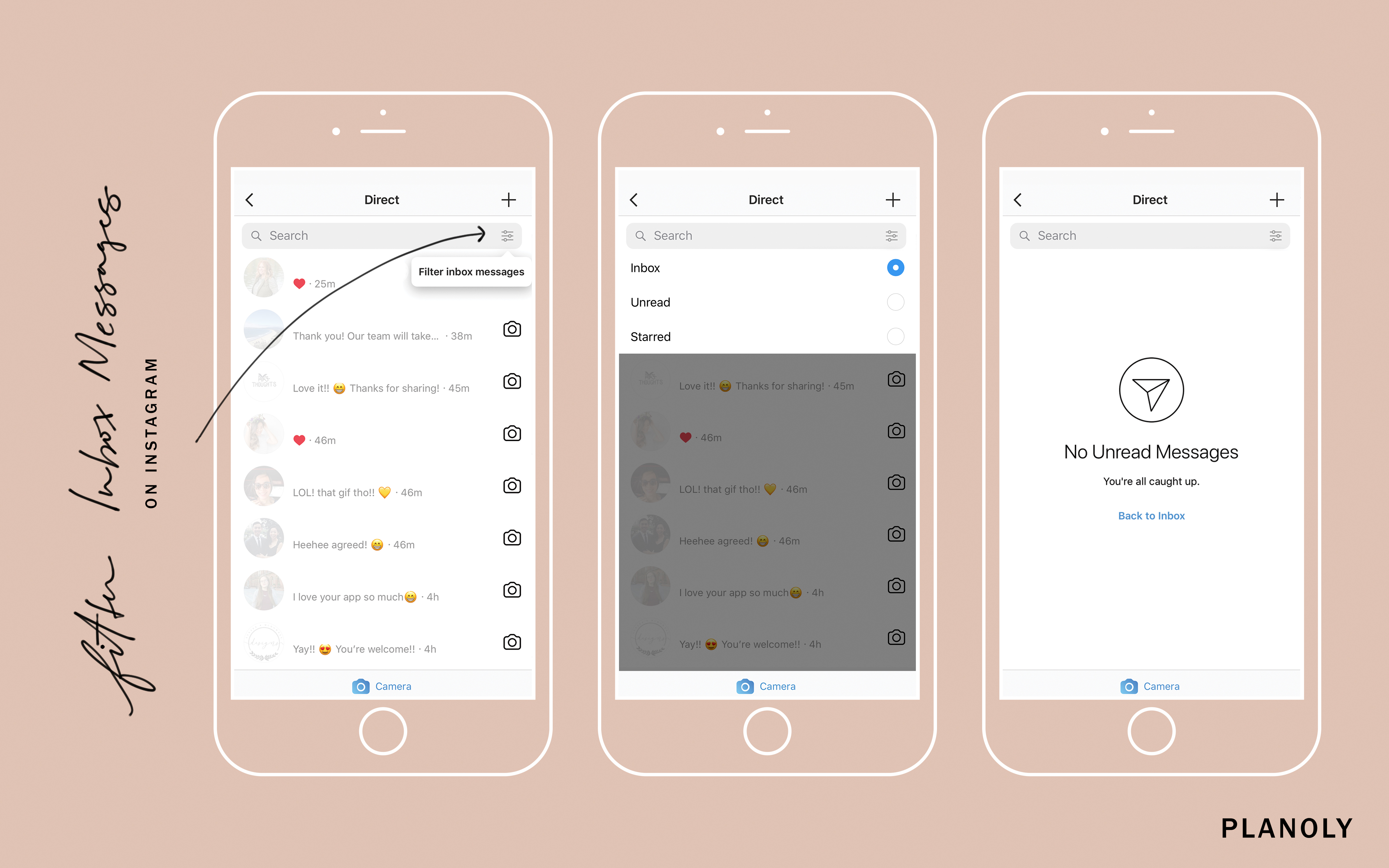 How to Filter and Star Direct Messages on Instagram - PLANOLY - 1