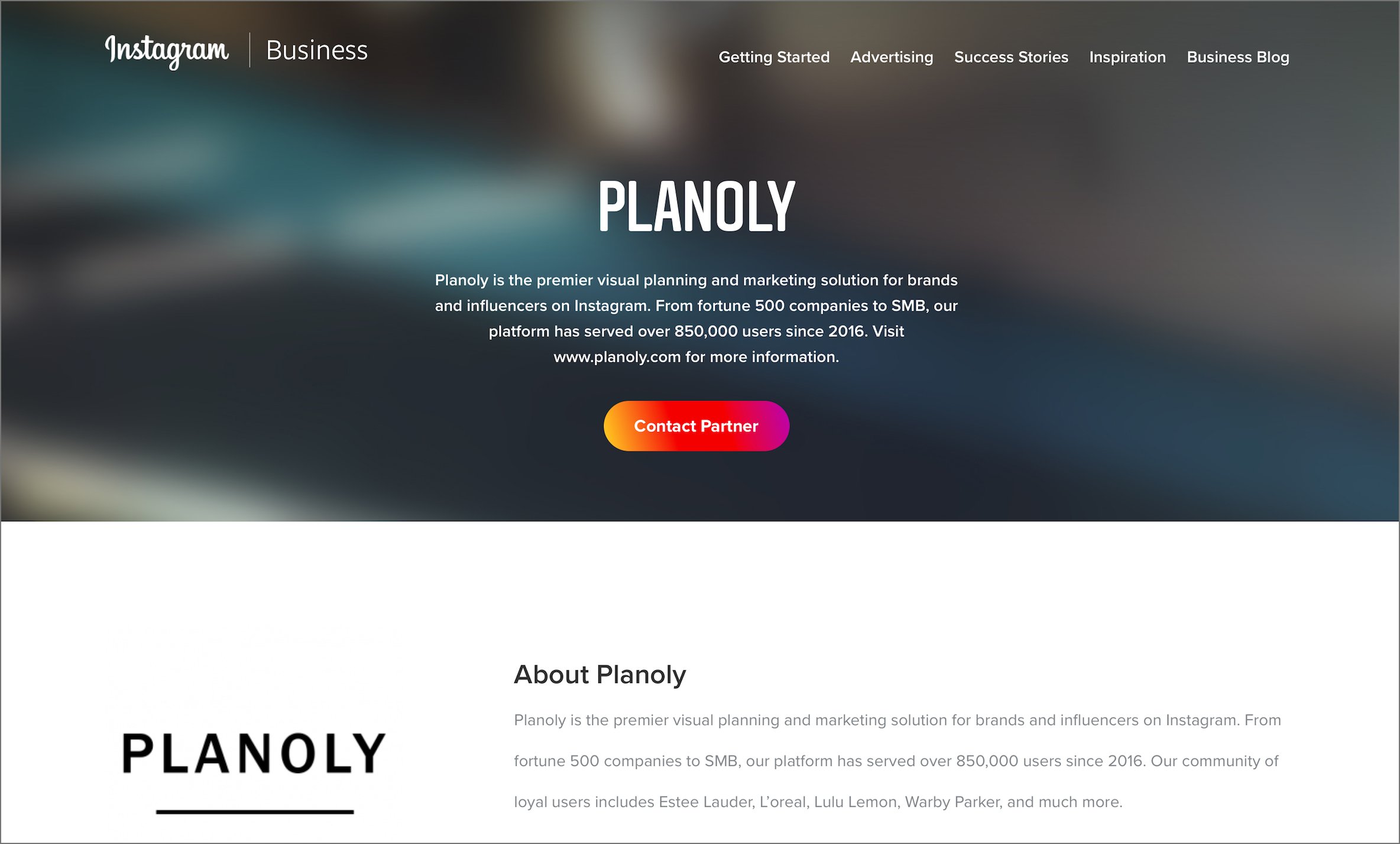 Planoly: An Official Instagram Partner