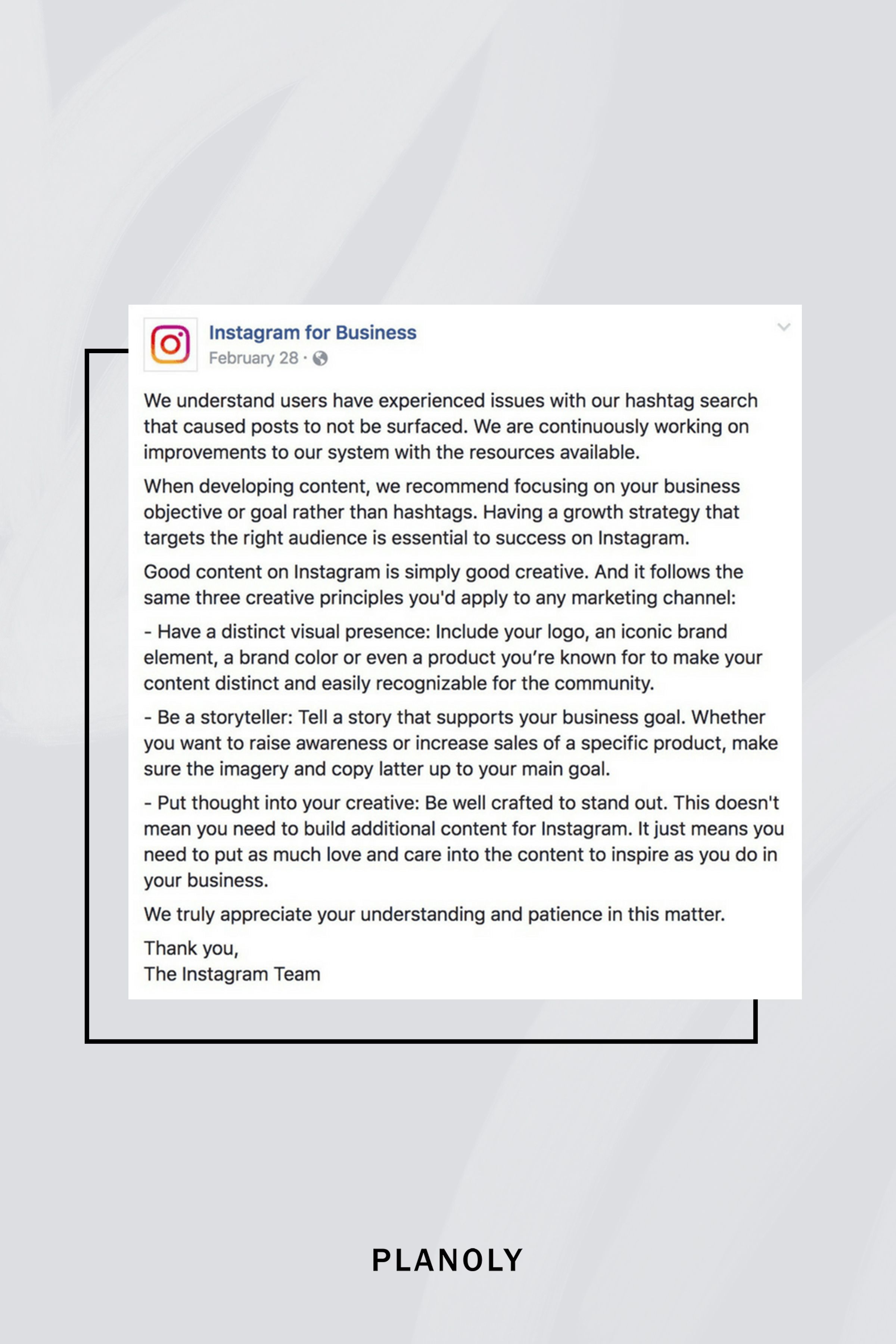 PLANOLY - Blog Post - What is Shadowbanning - Image 2